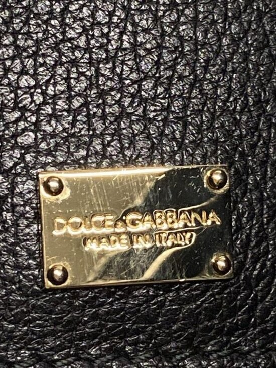 Dolce & Gabbana Backpack Sicily Black Leather Fur main image 6